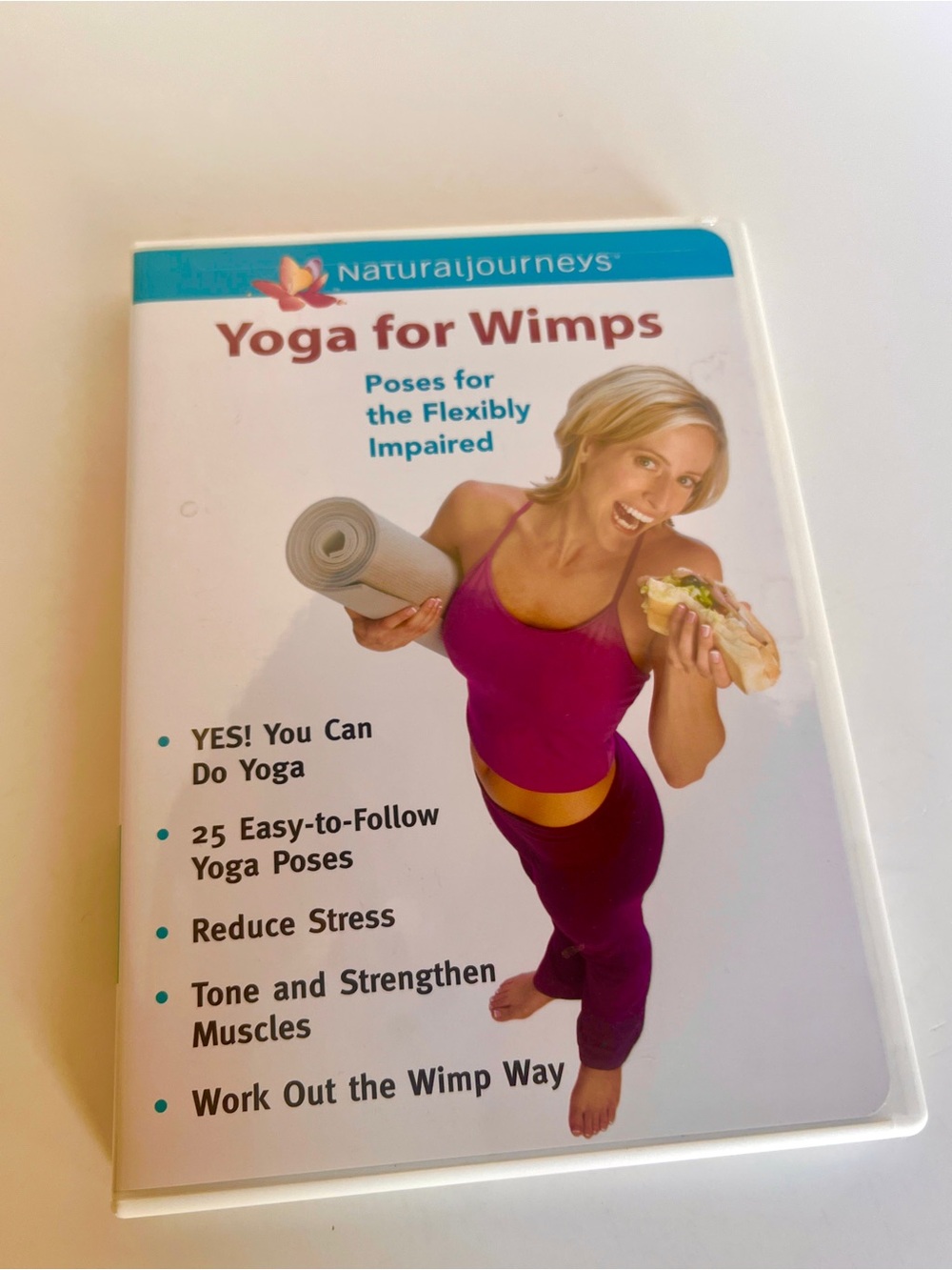 Yoga for Wimps DVD - Pink